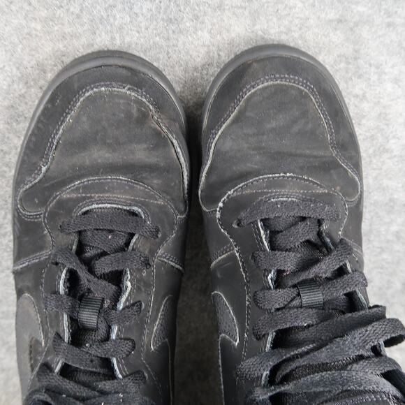 Nike Shoes Mens 8 Ebernon Mid Sneakers Black Lace Up Casual Lifestyle Athletic - Picture 8 of 11